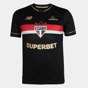 Camisa São Paulo Preta 25/26 III - Versão Torcedor