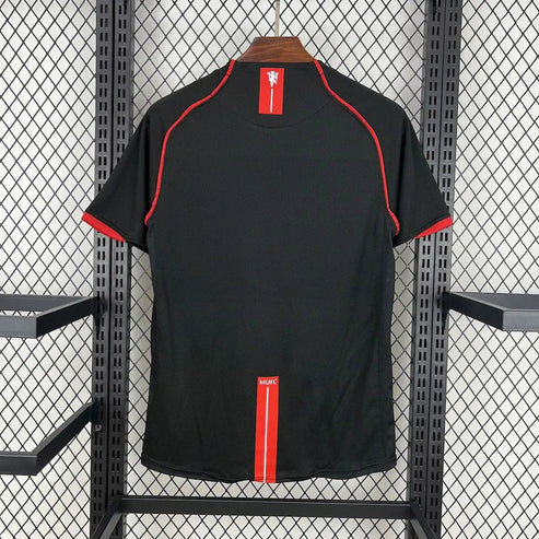 Camisa Retrô do Manchester United 2007/2008 - Preta