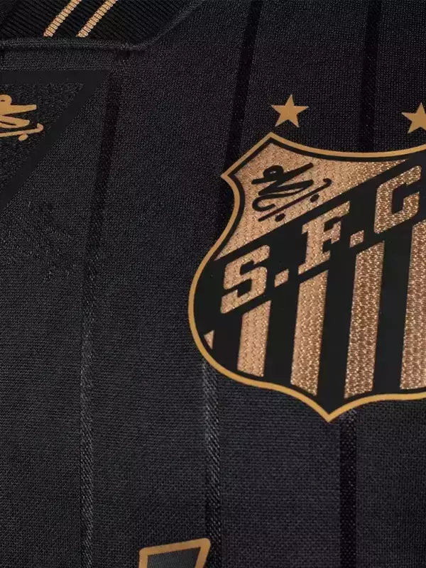 Camisa Santos & Charlie Brown Jr - Preta e Doura