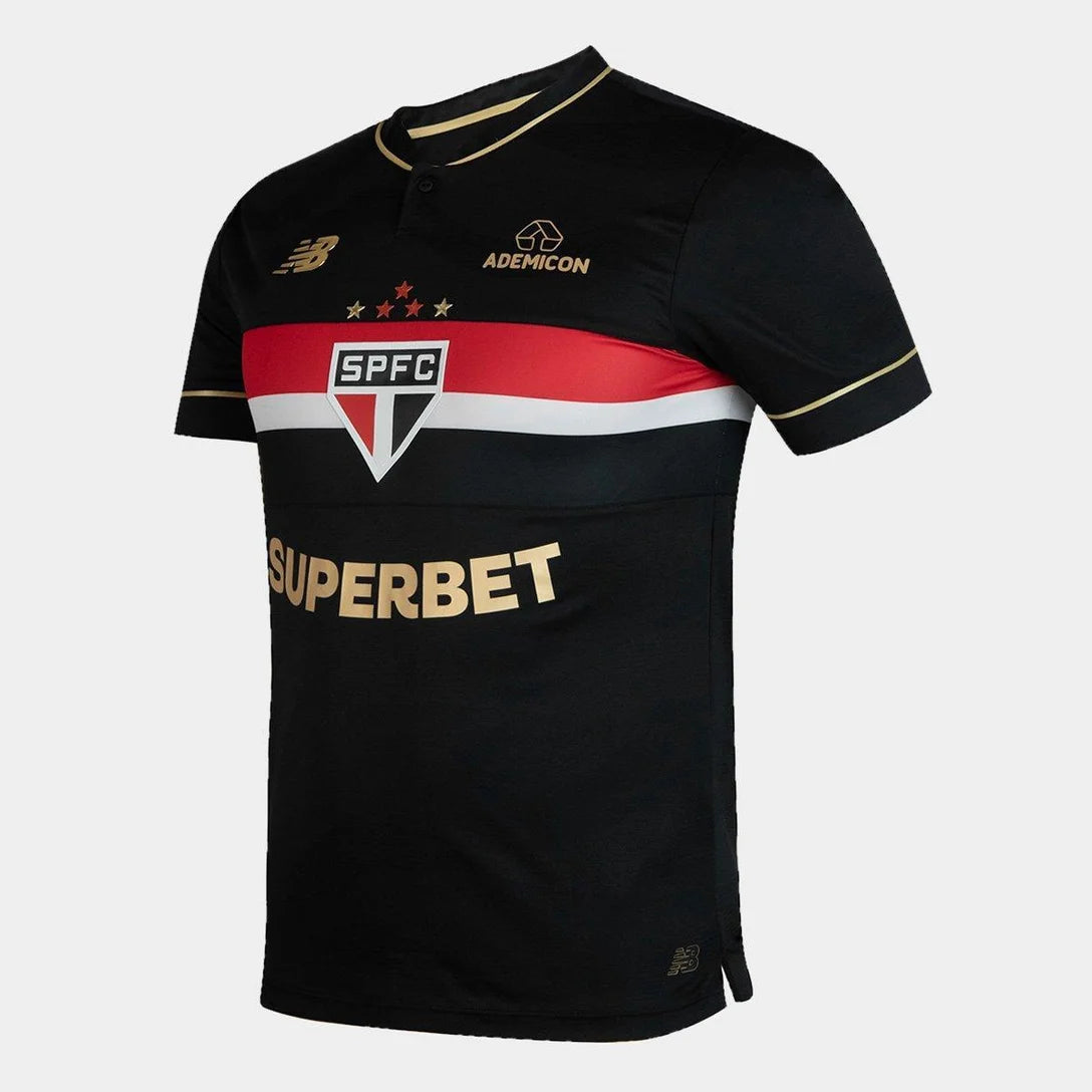 Camisa São Paulo Preta 25/26 III - Versão Torcedor