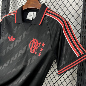 CAMISA FLAMENGO LIFESTYLE BLACK 25/26 - TORCEDOR