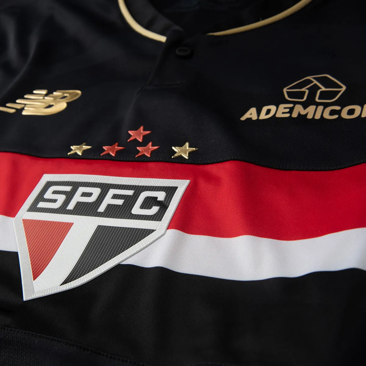 Camisa São Paulo Preta 25/26 III - Versão Torcedor