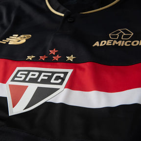 Camisa São Paulo Preta 25/26 III - Versão Torcedor