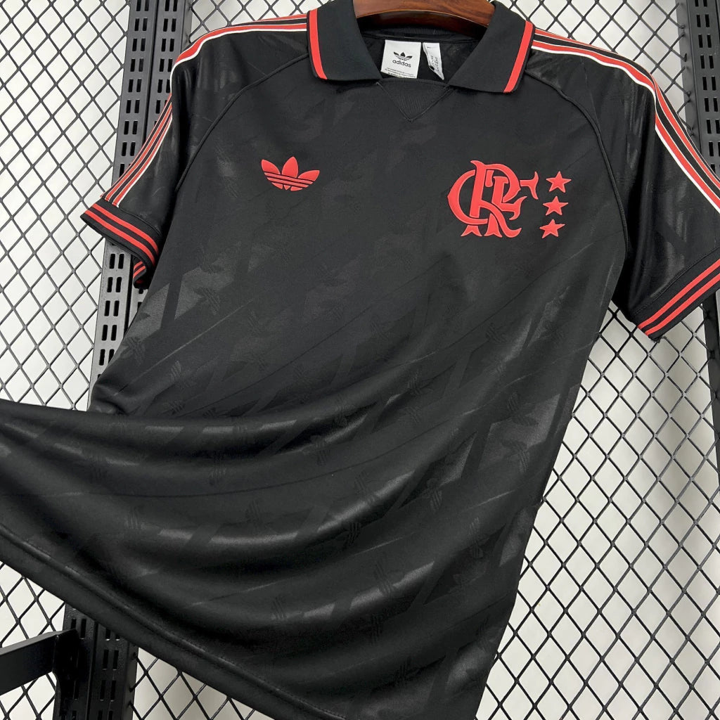 CAMISA FLAMENGO LIFESTYLE BLACK 25/26 - TORCEDOR